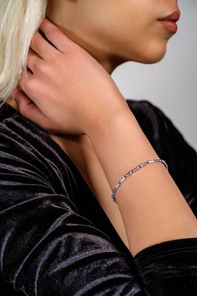 دستبند جواهر زنانه زیرکن Swarovski - کد 934883796
