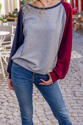 سوئیشرت طوسی زنانه رگولار bacc - کد 934883533