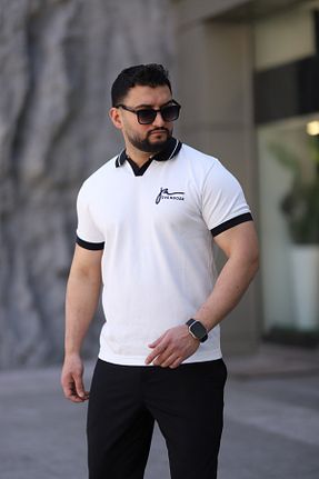 پولوشرت سفید زنانه پنبه ای ZENGOLL & RAMİRES - کد 934890117