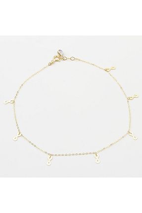 خلخال طلا رنگی زنانه 14 عیار Glorria - کد 936081130