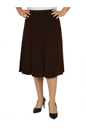 دامن قهوه ای زنانه پارچه Butik - کد 384023982