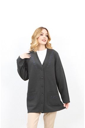رویه طوسی زنانه پشم - اکریلیک - پلی استر Özenli Triko - کد 888604945