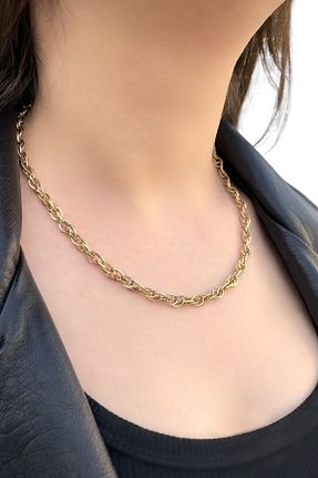 گردنبند طلا طلائی زنانه 14 عیار Altınaşkı - کد 934950778