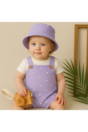 ست نوزادی بنفش بچه گانه پنبه ای Minidefs - کد 933328613