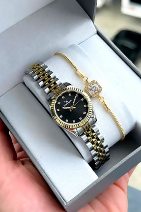 ساعت مچی طلائی زنانه 36 میلی متر Daniel Klein - کد 320913673