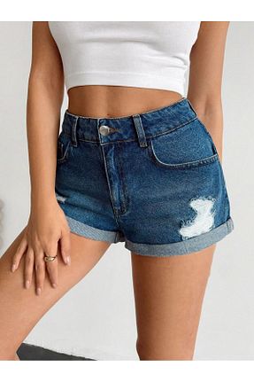 شلوارک و برمودا آبی زنانه جین Denim - کد 932596454