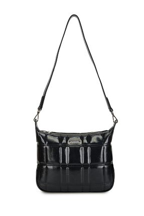 کیف دوشی مشکی زنانه چرم مصنوعی Pierre Cardin - کد 931013923