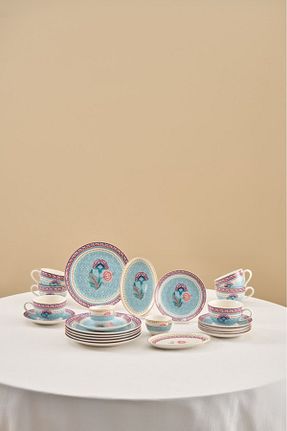 سرویس قهوه خوری آبی 6 نفره Karaca - کد 817262784