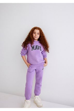 سوئیشرت بنفش بچه گانه چاپی Mavi - کد 758689784