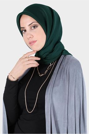 روسری سبز پلی استر Alvina - کد 801701147