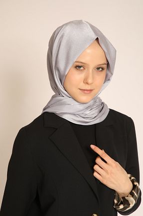 شال طوسی زنانه پلی استر Genel Markalar - کد 934978237