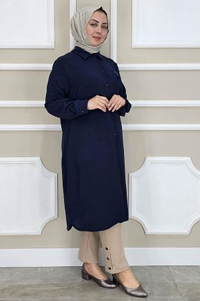 پیراهن حجاب سرمه ای زنانه رگولار PYS - کد 934982558