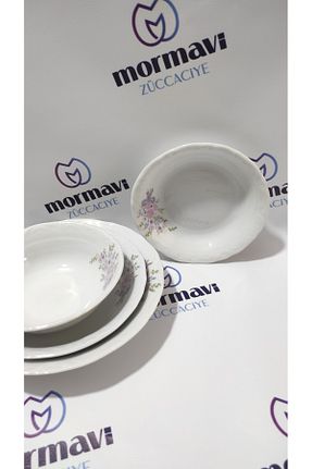 سرویس غذاخوری سفید 6 نفره Porland - کد 853032253
