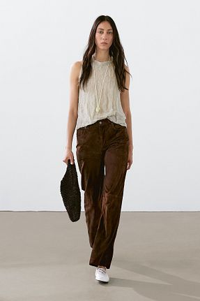 بلوز طوسی زنانه ساده Massimo Dutti - کد 934991032