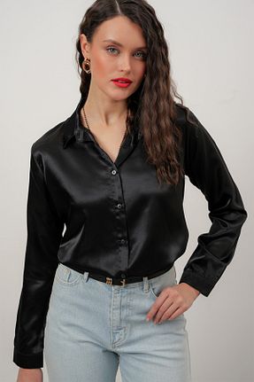 پیراهن مشکی زنانه اورسایز Merterium - کد 902913849