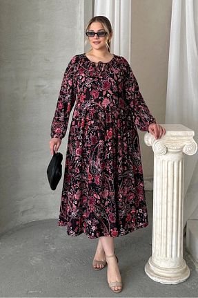 لباس سایز بزرگ مشکی زنانه سایز بزرگ Stil Diva - کد 935013422