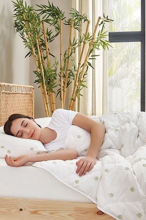 لحاف دونفره سفید 195 x 215 Puffy - کد 98308922