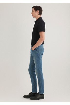 شلوار جین آبی مردانه پاچه تنگ Mavi - کد 901400685