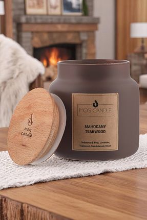 شمع قهوه ای Odun Mois Candle - کد 933699644