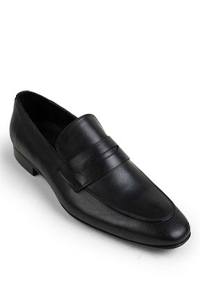کفش کلاسیک مشکی مردانه چرم خالص Deery - کد 62298752
