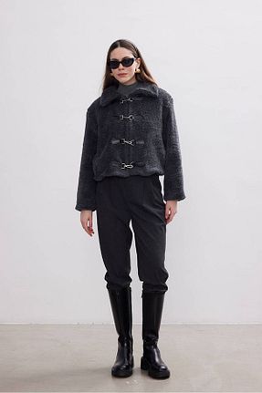 کت طوسی زنانه رگولار BE BLUE - کد 819043169