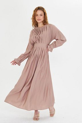 لباس قهوه ای زنانه بافتنی Seranka - کد 935038246
