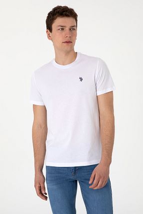 تیشرت سفید مردانه رگولار U.S. Polo Assn. - کد 935123537