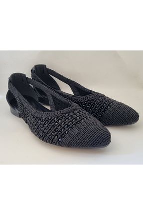 بابت مشکی زنانه پارچه ای MİSS PABUÇİ - کد 935388229