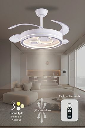 پنکه سقفی سفید Hoogar - کد 934526836