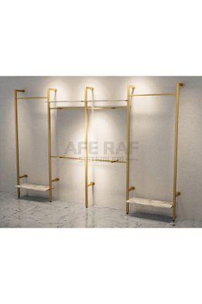 قفسه دیواری طلائی 360 cm AFE DEKOR - کد 762996836