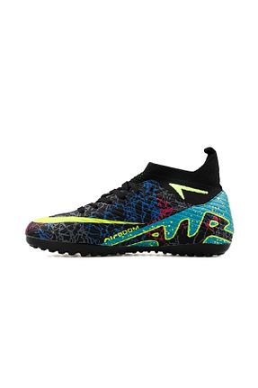 کفش فوتبال چمن مصنوعی مشکی مردانه Techsport - کد 936183801