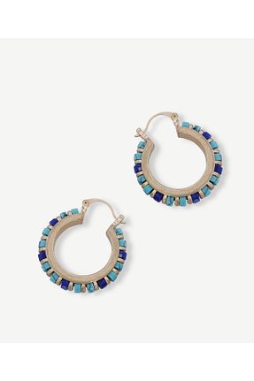 گوشواره جواهر طلائی سنگ طبیعی Yargıcı - کد 929771701