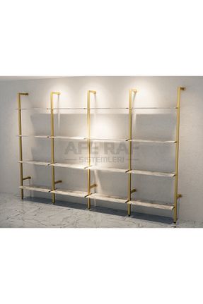 قفسه دیواری طلائی 360 cm AFE DEKOR - کد 763845048