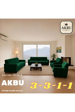 کاور مبل سبز مخمل AKBU - کد 879318075