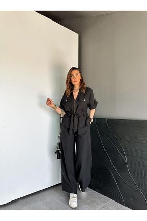ست بالاتنه و پائین تنه رنگی زنانه بافتنی Zerrincan Giyim - کد 935158501
