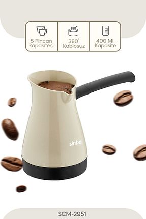 قهوه ساز ترک بژ 2 سال Sinbo - کد 5741453