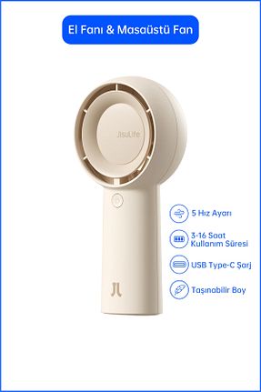 پنکه قهوه ای Mini Fan JISULIFE - کد 855737641
