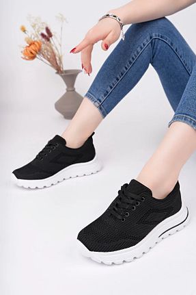 کفش اسنیکر بژ زنانه بند دار McDark - کد 935269538