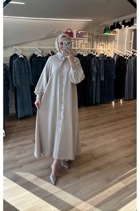مانتو بلند حجاب زنانه OlaLady - کد 898697729