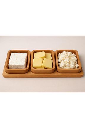 بشقاب رنگی چوب Saban - کد 935286515