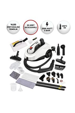 بخارشوی سفید ROBX - کد 890444512
