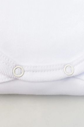 بادی و سرهمی نوزادی سفید بچه گانه پنبه ای gültekin bebe - کد 935271463