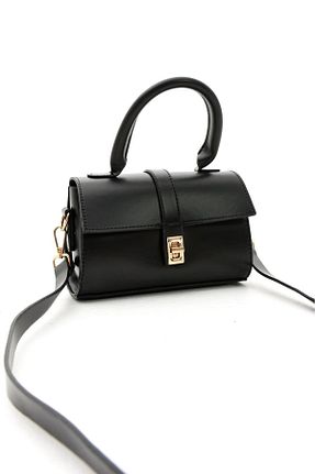 کیف دوشی مشکی زنانه چرم مصنوعی AYDINLIK BAGS - کد 935962885