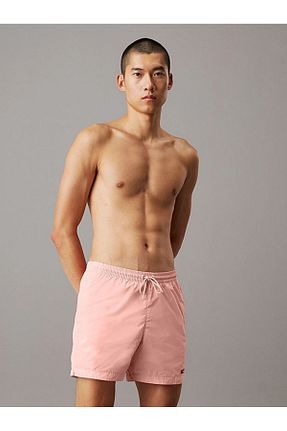 شلوارک ساحلی صورتی مردانه پلی استر Calvin Klein - کد 929479359