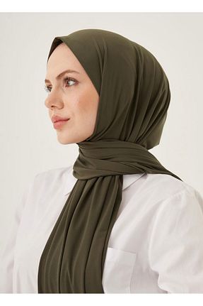 شال سبز زنانه Medine İpeği Ebruli - کد 935316184