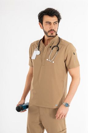 تیشرت بژ مردانه اسلیم فیت VITA UNIFORM - کد 939975331