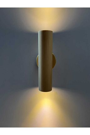 چراغ دیواری قهوه ای چوب Aysem Wood - کد 843226556