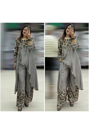 ست بالاتنه و پائین تنه مشکی زنانه جین Hanımefendi Butik - کد 935355463