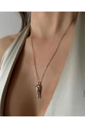 گردنبند استیل ( فولاد ) رنگی زنانه استیل ضد زنگ İNN JEWELLERY - کد 935369004