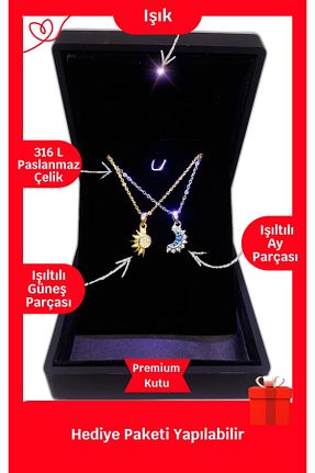 گردنبند استیل ( فولاد ) زرد زنانه استیل (فولاد) ganispe - کد 935365827